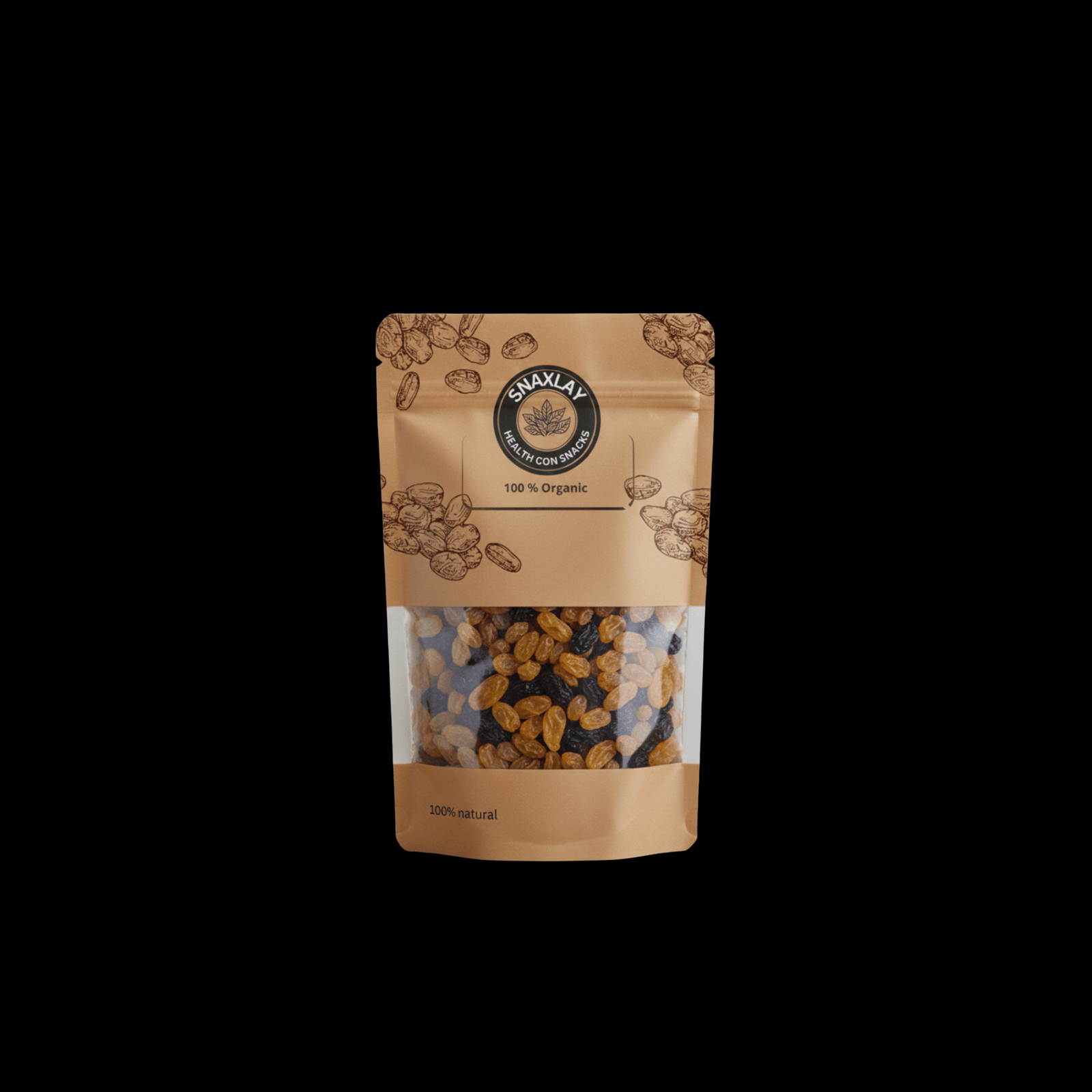 Gold and Black Raisins Mix – 2 Premium Raisin Varieties for Daily Health & Energy -250g